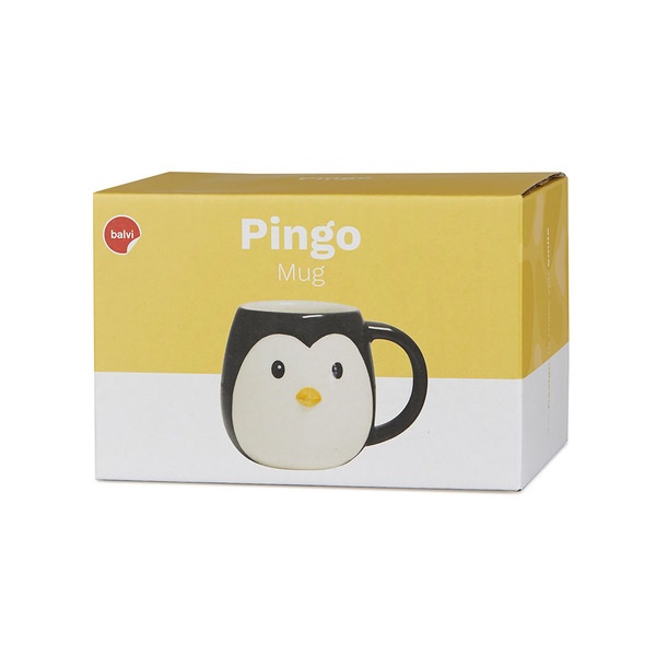 Balvi Balvi Mug Pingo Taza en forma de cabeza de pingüino Capacidad 400ml Apta para lavavajillas y microond Devoluciones gratuitas