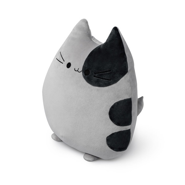 Balvi Balvi Cojín Sweet Kitty Color gris Forma de gato Suave y muy blando Poliéster