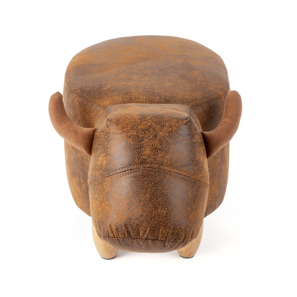 Balvi Balvi Taburete La Vache Color marrón Con forma de vaca Patas de madera Polipiel/madera Rebajas