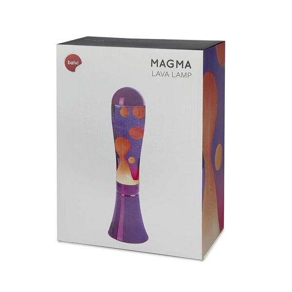 Balvi Balvi Lámpara Lava Magma Color púrpura Lava color rojo Bombilla incluida Aluminio/cristal 45cm En oferta