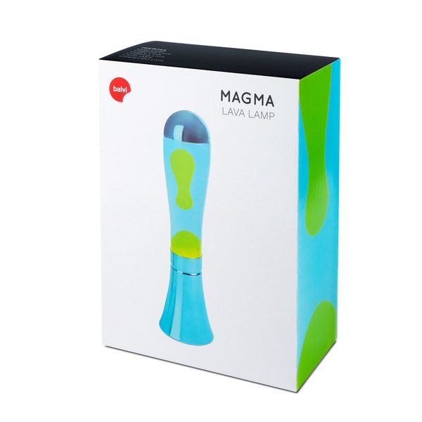 Balvi Balvi Lámpara Lava Magma Color azul Lava color lima Bombilla incluida Aluminio/cristal 45cm Gran oferta