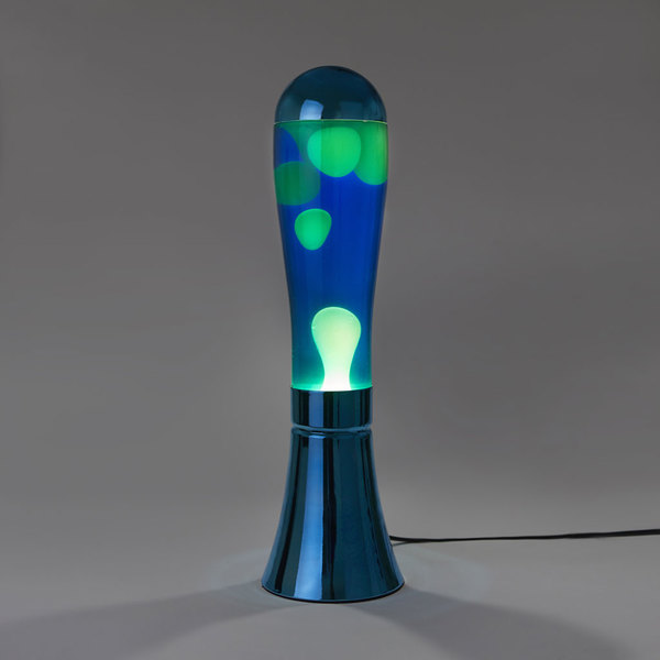 Balvi Balvi Lámpara Lava Magma Color azul Lava color lima Bombilla incluida Aluminio/cristal 45cm Gran oferta