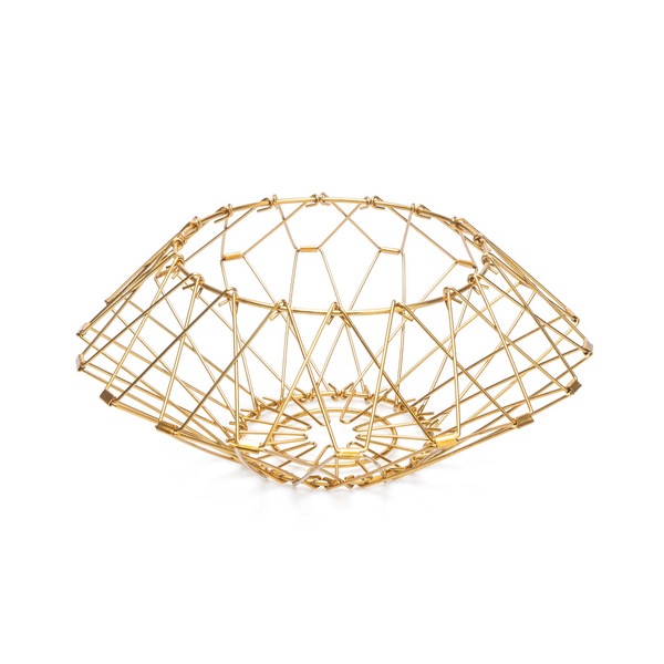 Balvi Balvi Frutero Multi Form Color dorado Contenedor decorativo Ajustable Metal Rebajas de fábrica