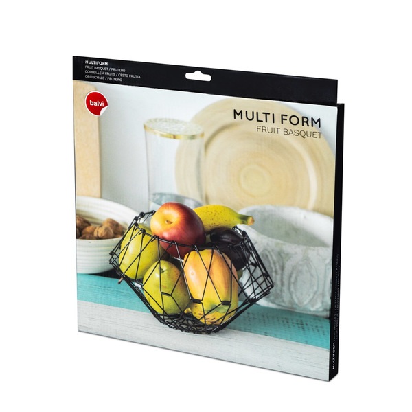 Balvi Balvi Frutero Multi Form Color negro Contenedor decorativo Ajustable Metal Los más vendidos