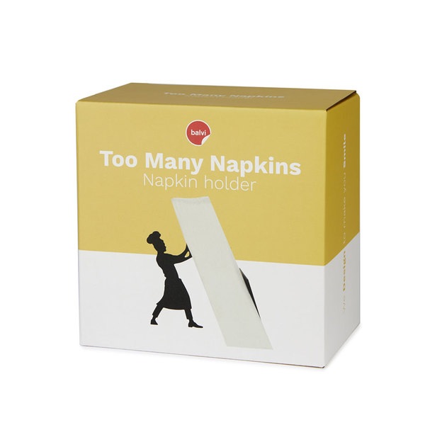 Balvi Servilletero Too many Napkins negro-27763 Descuento