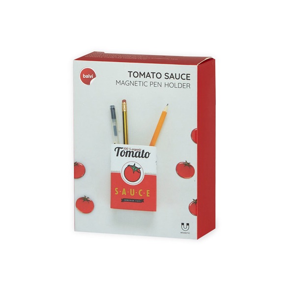 Balvi Portalápices magnético Tomato Sauce 5 imanes-27340 ÚLTIMAS EDICIONES