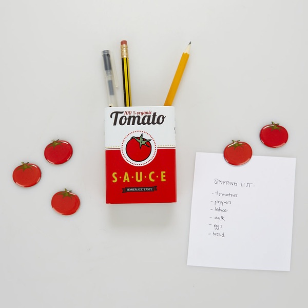 Balvi Portalápices magnético Tomato Sauce 5 imanes-27340 ÚLTIMAS EDICIONES