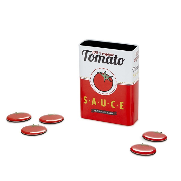 Balvi Portalápices magnético Tomato Sauce 5 imanes-27340 ÚLTIMAS EDICIONES