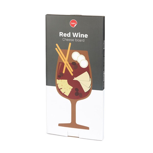 Balvi Tabla queso Red Wine rojo-27802 Grandes descuentos
