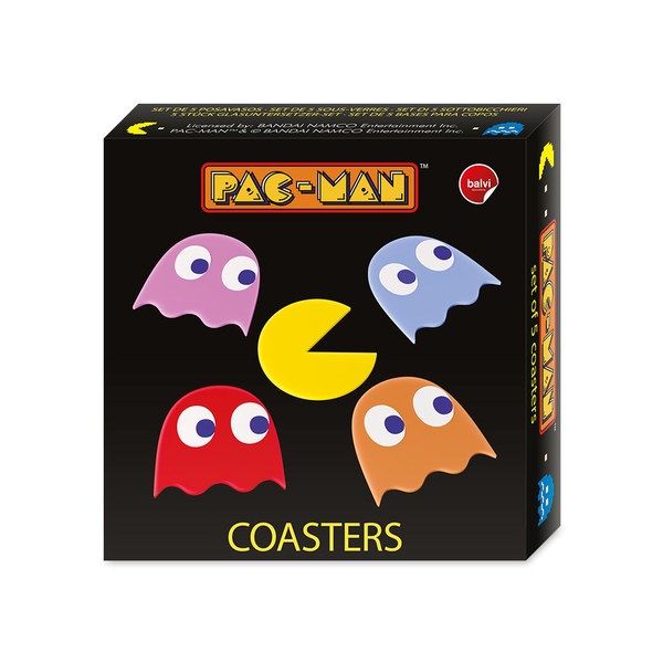 Balvi Balvi - Pac-Man set de 5 posavasos. Fabricados en goma Descuento por venta flash