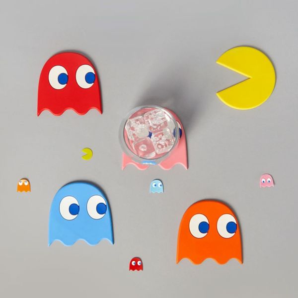 Balvi Balvi - Pac-Man set de 5 posavasos. Fabricados en goma Descuento por venta flash
