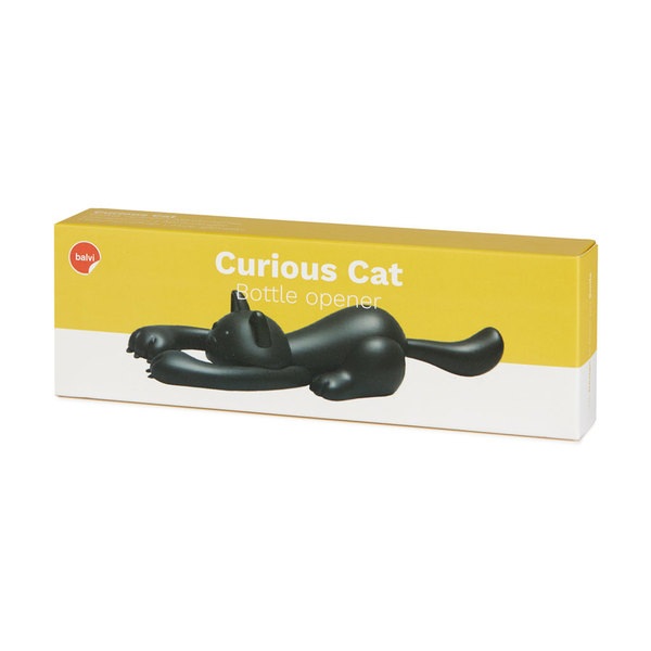 Balvi Abrebotellas Curious Cat negro-27432 En oferta