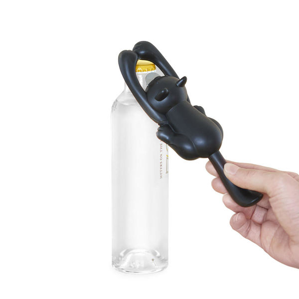 Balvi Abrebotellas Curious Cat negro-27432 En oferta