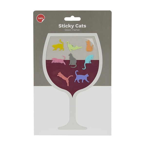 Balvi Marca copas Sticky Cats x8-27577 Tienda