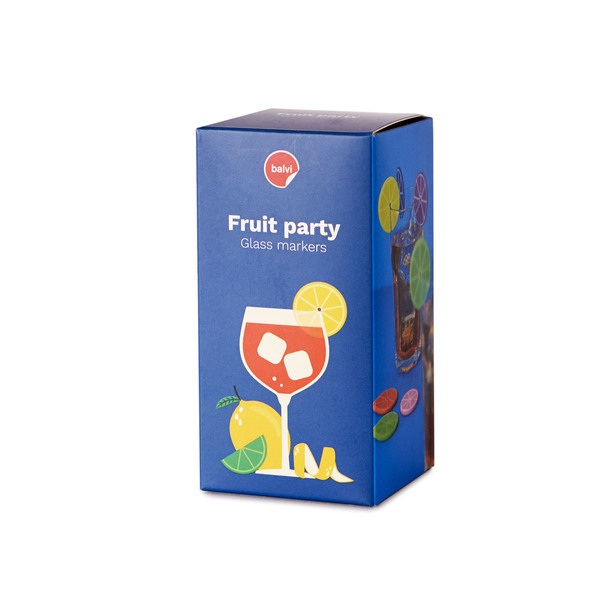 Balvi Balvi - Marca copas Fruit Party x8 colores surt Rebajas online