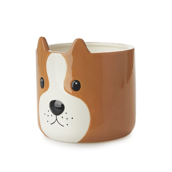 Balvi Maceta Woof marrón-27679 Gran oferta