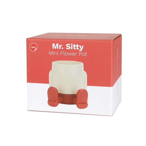 Balvi Mini maceta Mr.Sitty rojo-27835 Los más vendidos