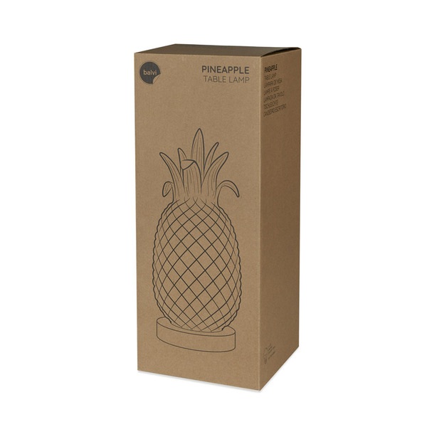 Balvi Lámpara de mesa Pineapple vidrio-27339 Liquidación
