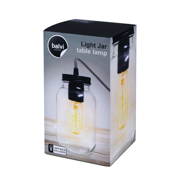 Balvi Balvi Lámpara de mesa Light Jar Incluye kit para colgar en pared Cristal 18 5 cm Mejor oferta