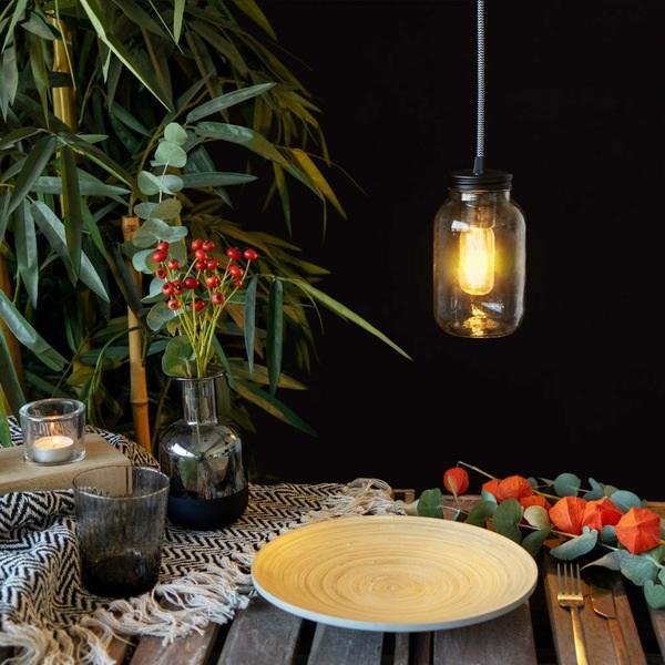 Balvi Balvi Lámpara de mesa Light Jar Incluye kit para colgar en pared Cristal 18 5 cm Mejor oferta