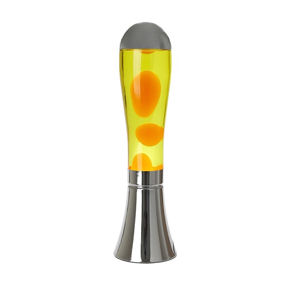 Balvi Lámpara lava Magma plateado/amarillo-27533