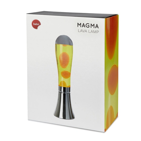 Balvi Lámpara lava Magma plateado/amarillo-27533 Últimos 3 días