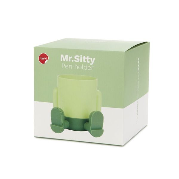 Balvi Portalápices Mr.Sitty verde-27747 Precio de fábrica