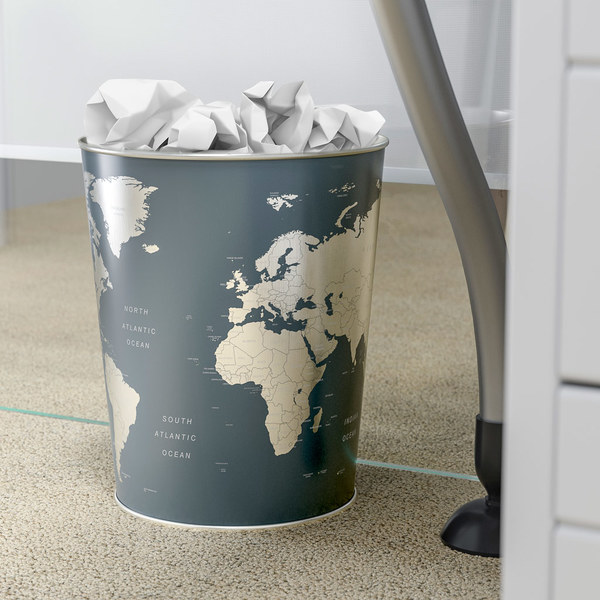 Balvi Balvi - Papelera Globe lata Liquidación