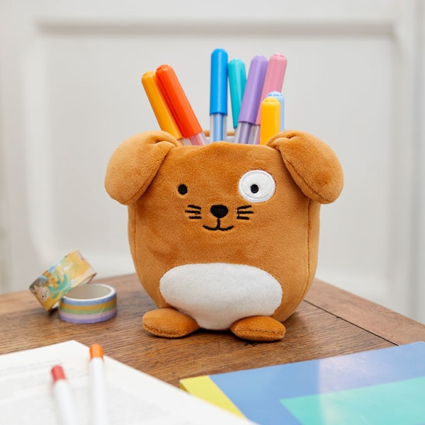 Balvi Portalápices Fluffy Woof marrón-27872 Envío internacional gratuito