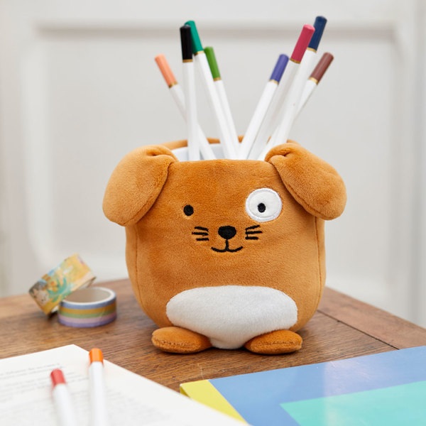 Balvi Portalápices Fluffy Woof marrón-27872 Envío internacional gratuito