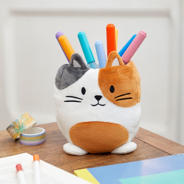 Balvi Portalápices Fluffy Kitty Calico multicolor-27873 Tienda de fábrica