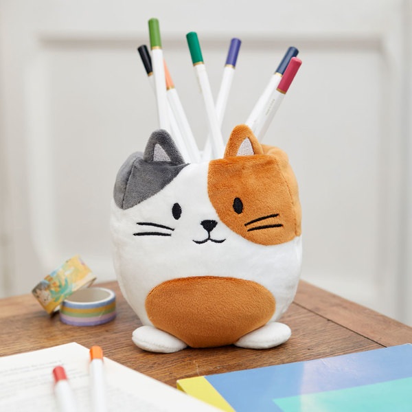 Balvi Portalápices Fluffy Kitty Calico multicolor-27873 Tienda de fábrica