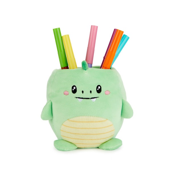 Balvi Portalápices Fluffy Dinoz verde-27877