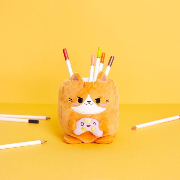 Balvi Portalápices Fluffy Kawaii Gamer plástico/tela-27874 Precios de Black Friday