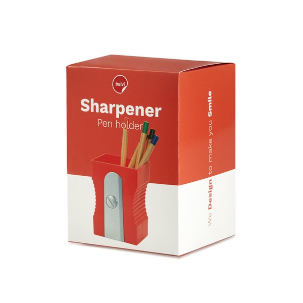 Balvi Portalápices Sharpener rojo-27414 Última moda