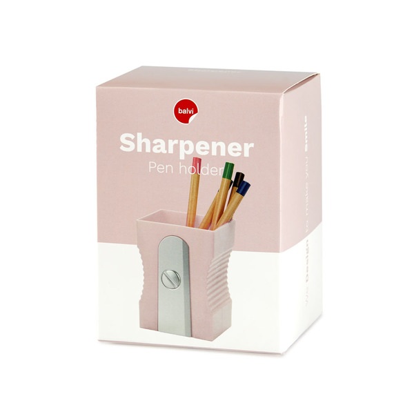 Balvi Portalápices Sharpener rosa claro-27498 Rebajas de fin de temporada