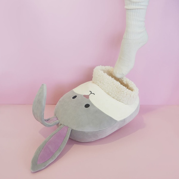 Balvi Calienta pies Rabbit blanco/gris-27759 Rebajas de fábrica