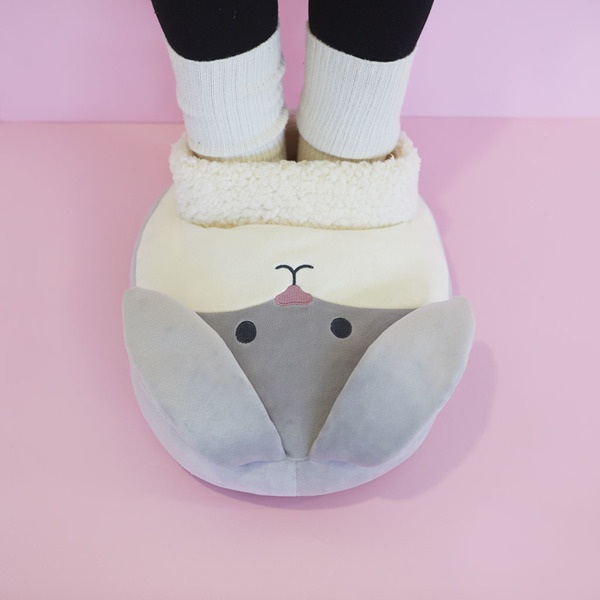 Balvi Calienta pies Rabbit blanco/gris-27759 Rebajas de fábrica