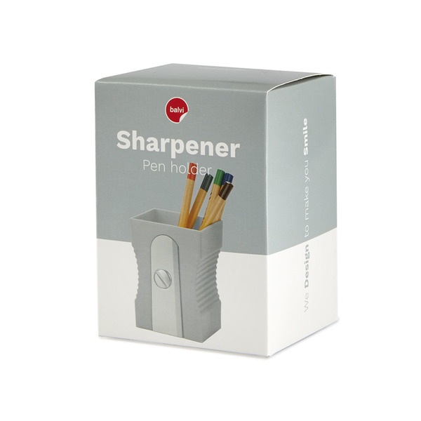 Balvi Portalápices Sharpener gris-27606 Tienda