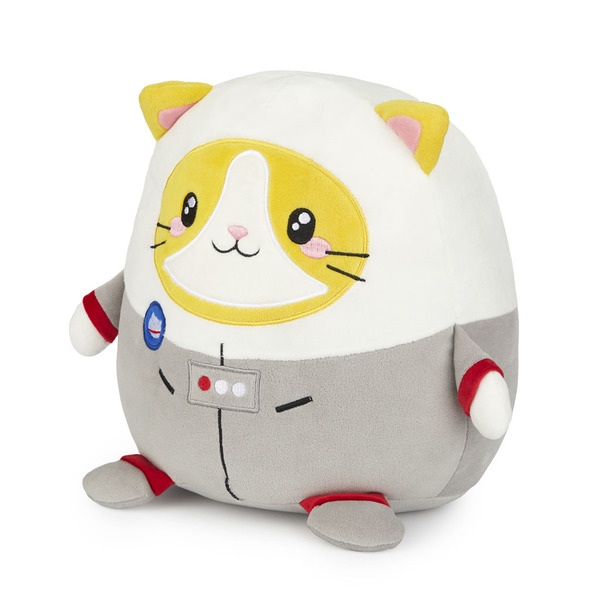 Balvi Cojín infantil Fluffy Astrocat blanco/gris-27779