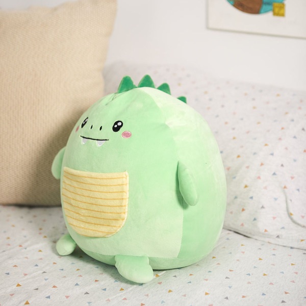 Balvi Cojín infantil Fluffy Dinoz verde-27780 ÚLTIMAS EDICIONES