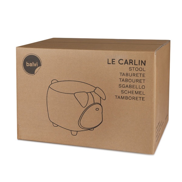 Balvi Taburete Le Carlin marrón-27489 Superdescuento