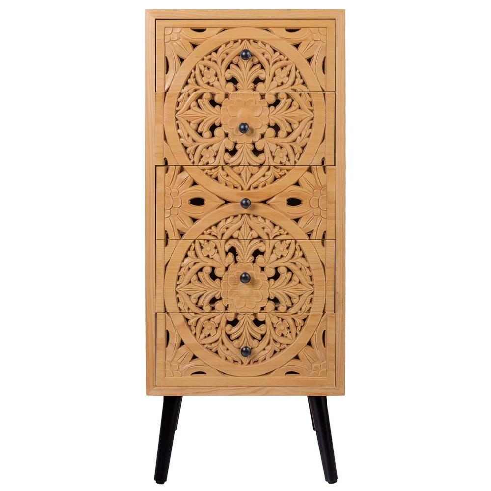 Creaciones meng MUEBLE - COMODAS Y SINFONIERS - sinfonier de madera marrón Precios de Black Friday