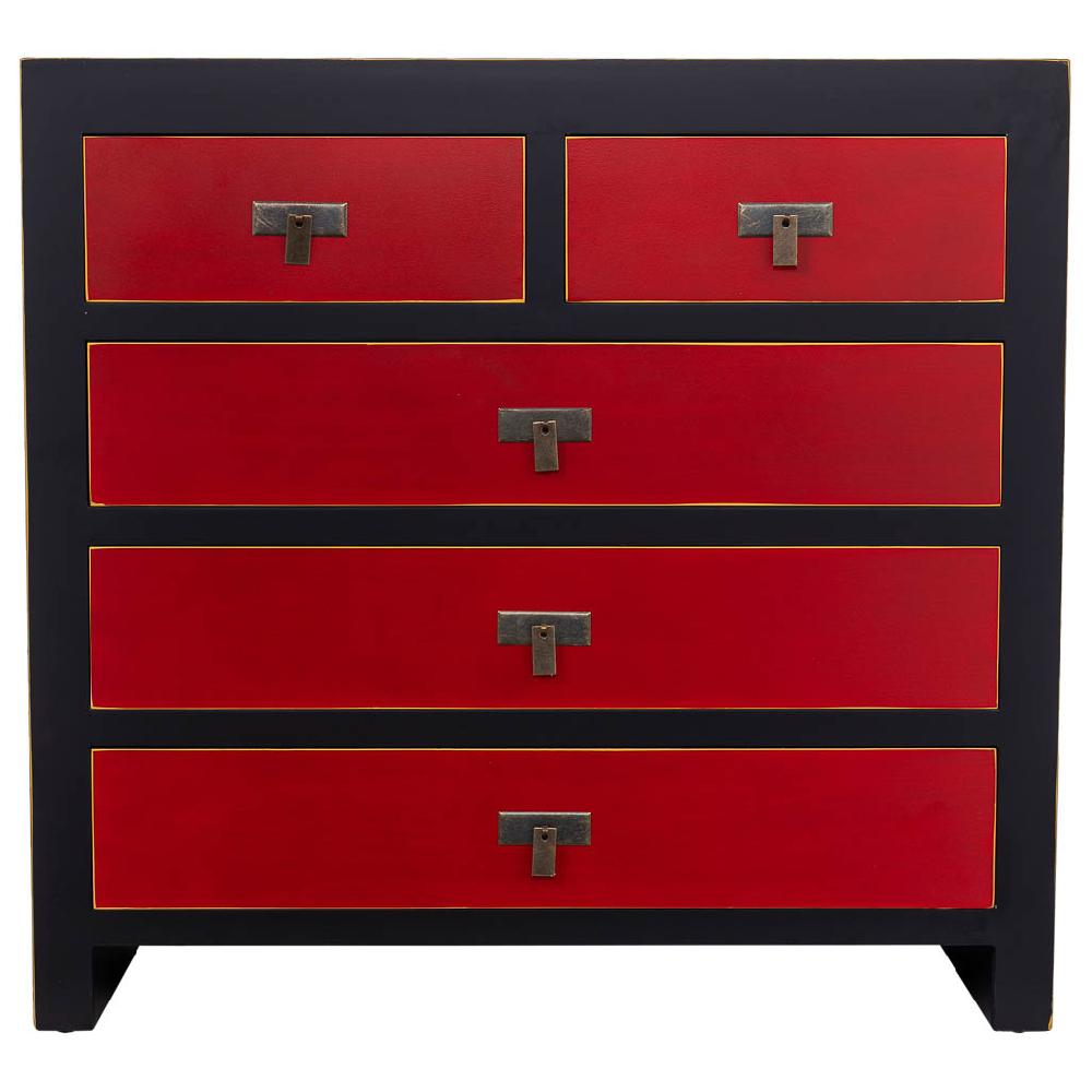 Creaciones meng MUEBLE - COMODAS Y SINFONIERS - comoda de madera de 5 cajones Rebajas