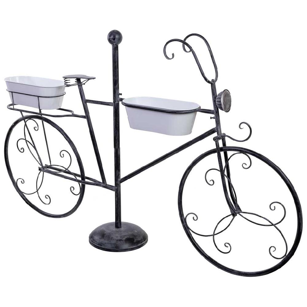 Creaciones meng MUEBLE - CARROS EXPOSITORES DE MADERA Y METAL - kit bici expositor de metal con dos barreños