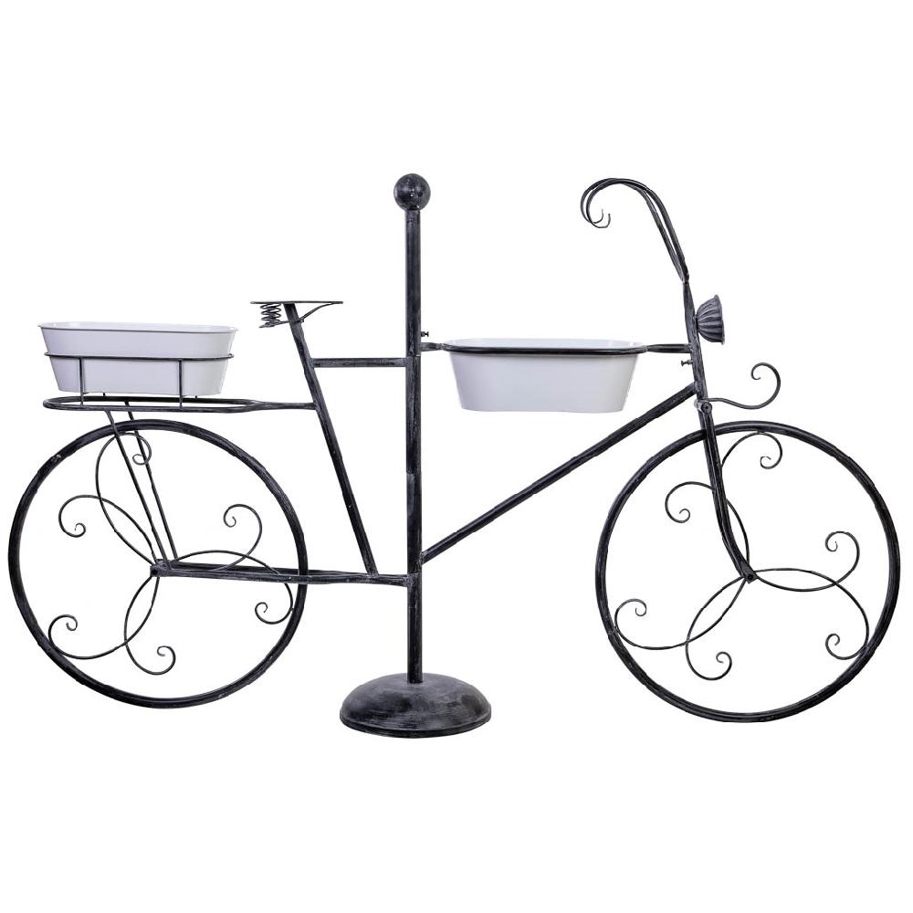 Creaciones meng MUEBLE - CARROS EXPOSITORES DE MADERA Y METAL - kit bici expositor de metal con dos barreños Oferta especial de fábrica