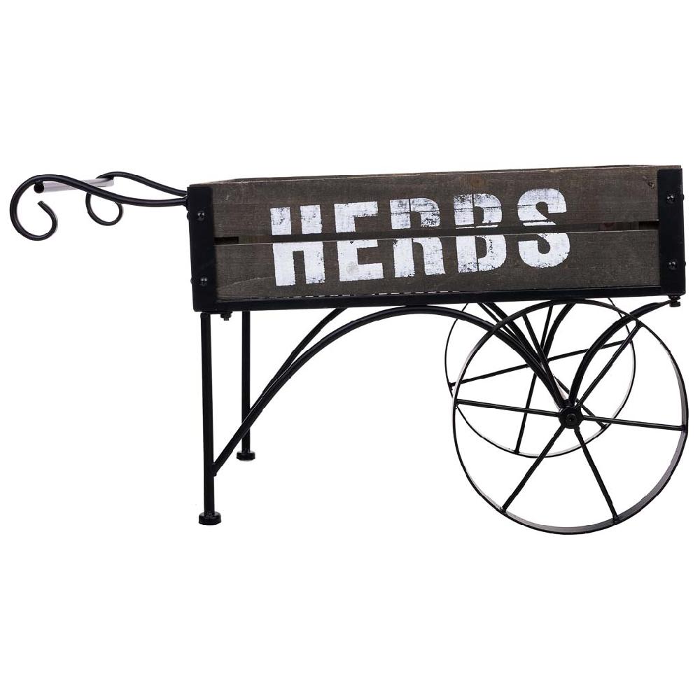 Creaciones meng MUEBLE - CARROS EXPOSITORES DE MADERA Y METAL - kit carretilla de madera y metal Solo queda un día