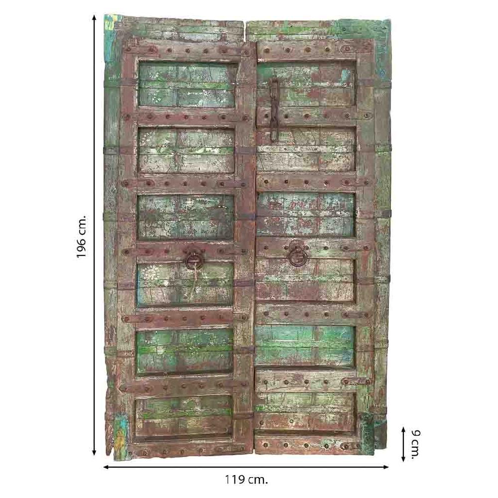 Creaciones meng MUEBLE - PUERTAS Y VENTANAS - puerta de madera con acabado artesanal Solo queda un día