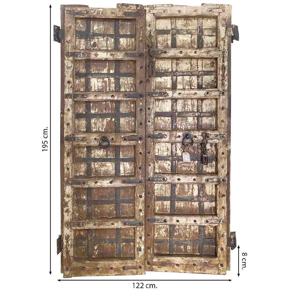 Creaciones meng MUEBLE - PUERTAS Y VENTANAS - puerta de madera con acabado artesanal Grandes descuentos