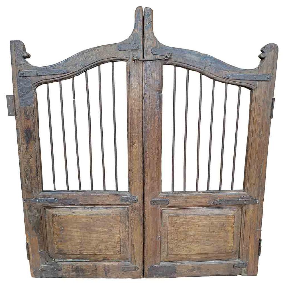 Creaciones meng MUEBLE - PUERTAS Y VENTANAS - puerta de madera marrón con acabado artesanal Ofertas especiales